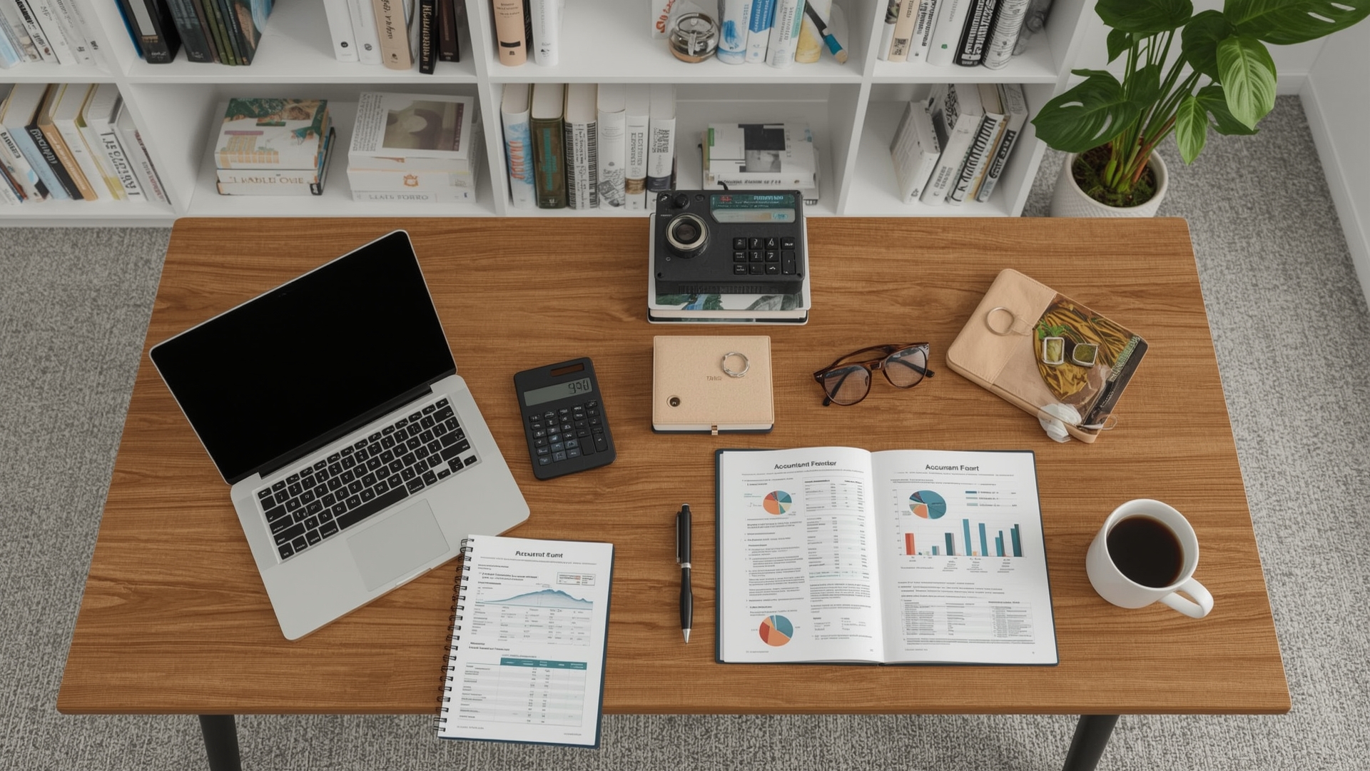 Professional accountants at work